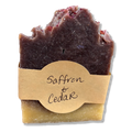 Saffron and Cedar Goats Milk Soap